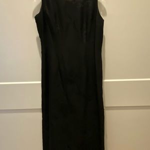 Black evening dress with matching jacket
